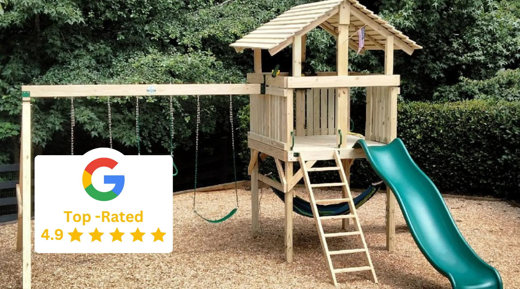 The Swingset Co. is top rated on Google!