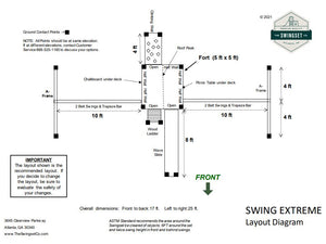 Swing Extreme Swing Set Layout Diagram