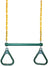 Trapeze Bar & Rings (Green)